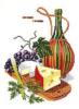 Схема вышивки &laquo;Сыр и вино&raquo;