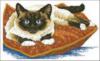 Схема вышивки &laquo;Сиамская кошка&raquo;