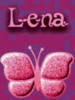 Схема вышивки «Имя "Лена"»