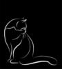 Черная кошка в темной комнате: оригинал