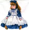 Схема вышивки «Кукла в голубом в фартуке»
