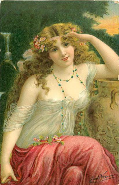 , девушка, портрет, картина, живопись