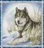 Схема вышивки &laquo;Волк&raquo;