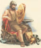 Схема вышивки «Гефест-бог-кузнец»