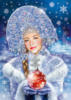 Схема вышивки &laquo;Снегурочка&raquo;