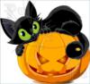 Черный Хэллоуинский Кот: оригинал