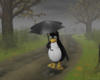 Пингвин под зонтиком): оригинал