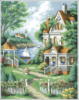 Схема вышивки &laquo;Домик&raquo;