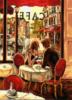 Схема вышивки &laquo;За столиком в кафе&raquo;