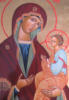Схема вышивки « Икона Божией Матери (Грузинска»