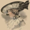 Схема вышивки «Дама в шляпе 2»