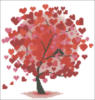 Схема вышивки «Дерево любви.»