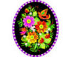 Схема вышивки «Петиковская роспись, цветы»