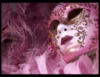Схема вышивки «Венецианская маска (розовая)»