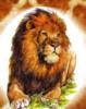 Схема вышивки &laquo;Лев&raquo;