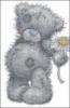 Схема вышивки «Мишка Тедди с ромашкой»