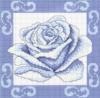 Подушка "Голубая роза": оригинал