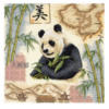 Схема вышивки &laquo;Подушка "Панда"&raquo;