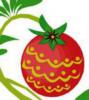 Схема вышивки «Фрагмент ягоды клубнички»