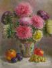 Схема вышивки «Натюрморт с фруктами и цветами»