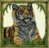 Схема вышивки «Подушка "Тигр"»