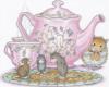 Схема вышивки «Чай для мышат»