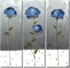 Триптих голубые розы: оригинал