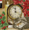 Схема вышивки &laquo;Часы&raquo;