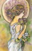 Схема вышивки «Девушка с цветами (по мотивам А»