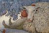 Схема вышивки «Рождественская овечка и гном»