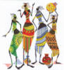 Схема вышивки «Африканочки-подружки»