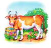 Схема вышивки «Корова»