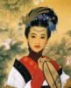 Схема вышивки «Китайская женщина»