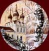 Схема вышивки «Храм зимой»