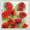 Схема вышивки &laquo;Маки&raquo;