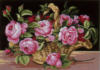 Схема вышивки «Розы в карзине»
