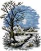 Схема вышивки &laquo;Зима&raquo;