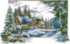 Схема вышивки &laquo;Зима&raquo;