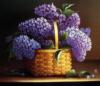 Схема вышивки &laquo;Корзинка с сиренью&raquo;