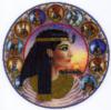 Схема вышивки «Нефертити»