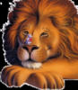 Схема вышивки «Подушка лев»