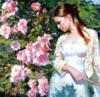 Схема вышивки «В розовом саду»