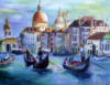 Схема вышивки «Gondolas Venice Landscape»