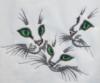 Схема вышивки «Подушка"Кошки"»