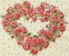 Схема вышивки &laquo;Розовое сердце&raquo;