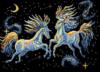 Схема вышивки «Звездные лошади»