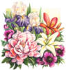 Схема вышивки «Цветы»