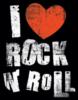 Схема вышивки «I love rock n* roll»