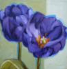 Схема вышивки «Blue tulips»