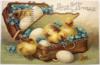Схема вышивки «Пасхальные цыплята»